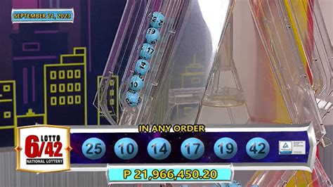 tv lotto 6/42
